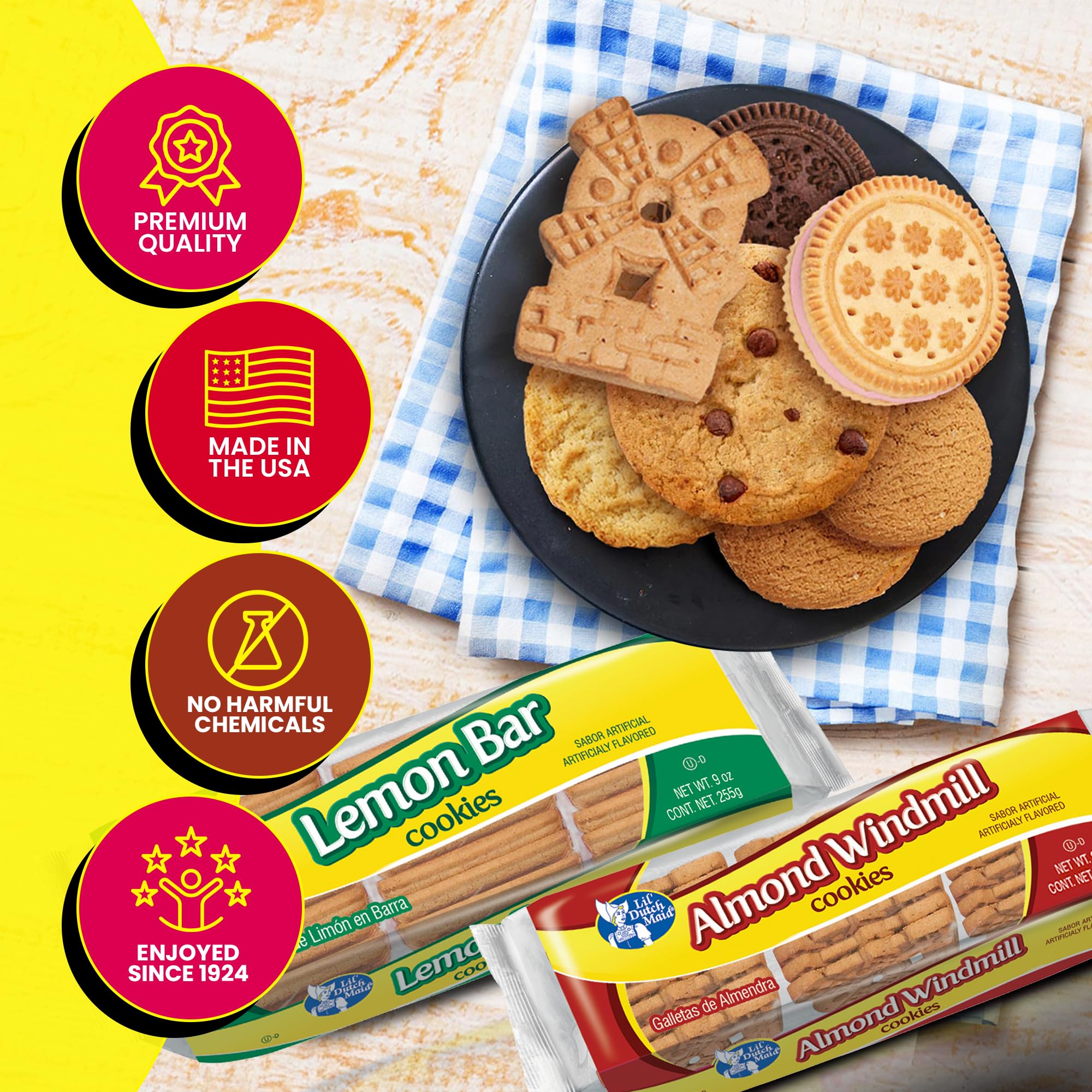 Amazon.com: Lil Dutch Maid Lemon Bar Cookies | 9 oz (Pack of 3